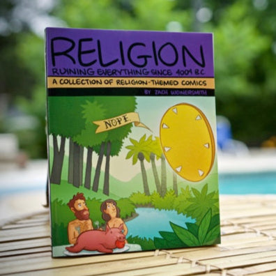Religion: Ruining Everything Since 4004 B.C. from SMBC - Webcomic Merchandise