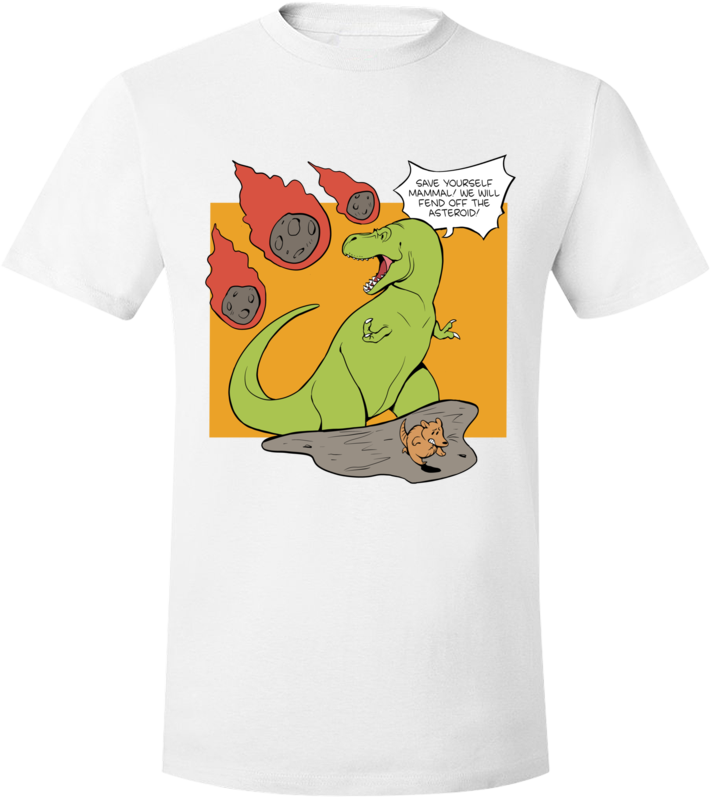SMBC - Save Yourself Mammal Shirt from SMBC - Webcomic Merchandise