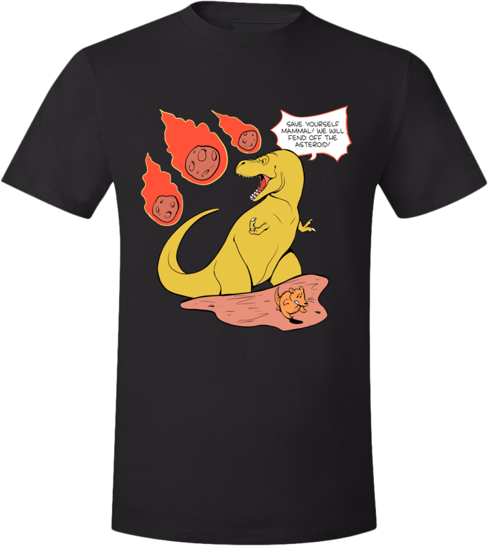 SMBC - Save Yourself Mammal Shirt from SMBC - Webcomic Merchandise