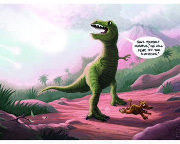 SMBC - Save Yourself Mammal! Poster from SMBC - Webcomic Merchandise 