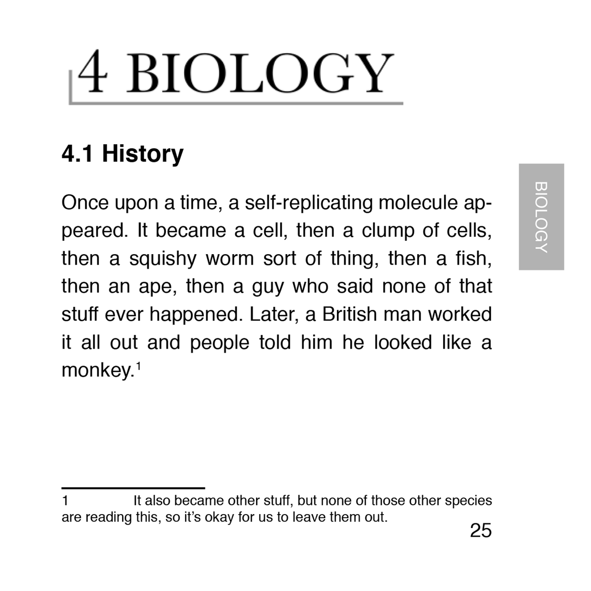 Science: Abridged Beyond the Point of Usefulness