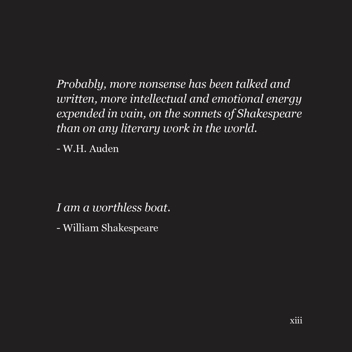 Shakespeare's Sonnets: Abridged Beyond the Point of Usefulness